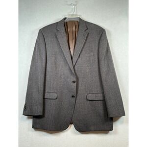 Lauren Ralph Lauren Mens 46R Brown Wool Blazer Two Button Sport Coat Jacket